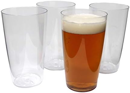 reusable plastic beer glasses