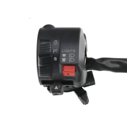Interrupteur clignotant de guidon de moto universel bouton démarrage
