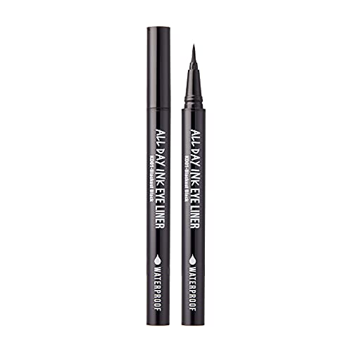 Kiss New York Felt-Tip All Day Ink Waterproof Eyeliner (2 Pack) #TOP4