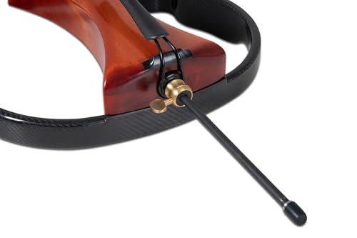 GEWA E-Cello Novita 3.0-4/4 – elektronisches Cello mit Carbonrahmen, Massivholz-Korpus und Preamp-System, rotbraun, Made in Germany