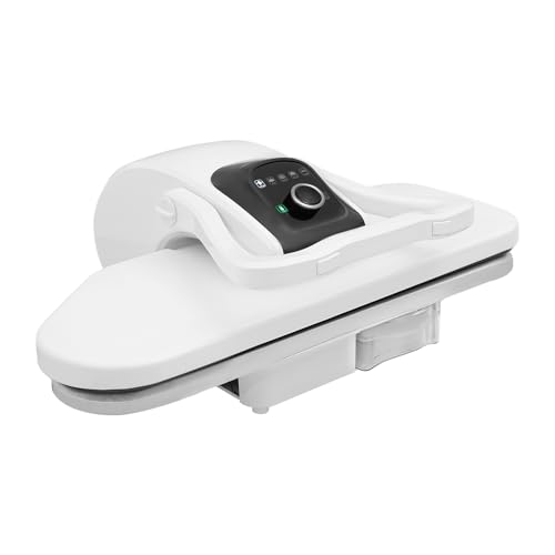 Plancha de vapor, 2200 W, plancha de vapor con pantalla táctil y botella pulverizadora, 5 niveles de temperatura, gran superficie de planchado 66 x 53 cm, rango de temperatura 90 – 200 °C, tiempo de