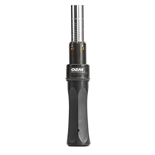 Oemtools 25686 Click Style 3/8 Inch Drive Torque Wrench, 10 – 100 Ft-Lbs. Of Torque, Enough Torque For Tire Lug Nuts, High Accuracy, 45 Tooth Ratchet Head, Chrome #TOP4