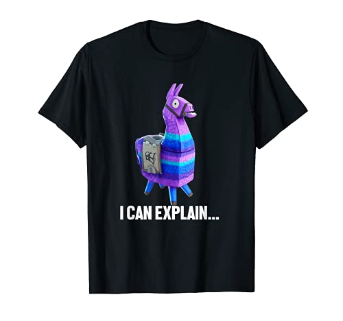 Loot Llama I Can Explain Gaming Gift T-Shirt