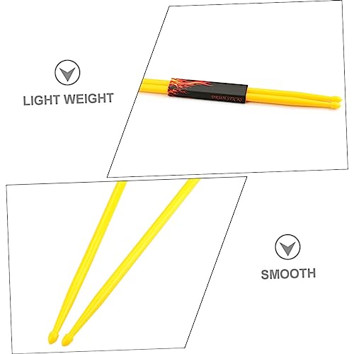 Baquetas de Nylon Vaguelly para Batería con Mango Antideslizante Largo, Accesorios de Percusión adecuadas para Principiantes y Profesionales miniatura 5