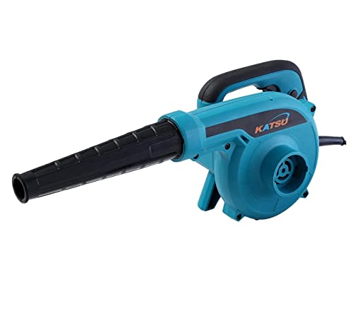 KATSU Soplador de Hojas de Polvo Eléctrico 800W Soplador de Aire con Velocidad Variable y Ventilador Turbo de Gran Volumen para Construcción Hogar Jardín Cuidado del Césped