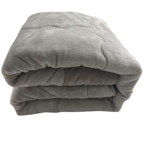 エアロゲル 掛け布団 シングル 三層構造 蓄熱 ポリエステルわた詰め 吸湿発熱 抗菌防臭防ダニ 洗える 防静电 フランネル 140×200cm 2kg (ベージュ)