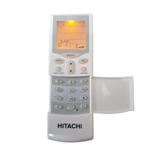 Image of BLACKSHEEP Compatible with Hitachi Ac Remote 1.5 ton Original Model 68A 433kHz Suitable for Logicool Series of 1 2 Ton Split and Window Air Conditioner