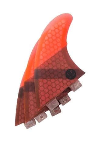 Conjunto De Quilhas Fibra De Carbono - Fcs1 Cor:Vermelho