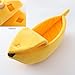 NatureMan Kreative Bananenform, Hunde- und Katzenbett, süßes Bananenbett, warm und weich, Haustier-Katzenbedarf, Kätzchen, Welpenbett (M)