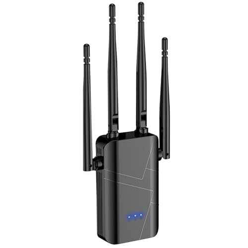2026 WiFi Extender Signal Booster, Long Range Internet Extender WiFi Booster for Home Wireless Router Amplifier w/Ethernet Port, Best Wi-Fi Repeater Support Most Devices, Network Extender, 1-Tap Setup