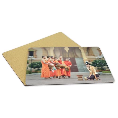 Sets de table souples dessous en liège napperons Laos grand format 4 pièces - 5