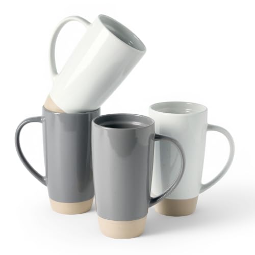 famiware Milkyway Coffee Mugs, 20oz Large Coffee Mug, Ceramic Mug Set of 4