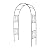 Flohover Iron Pergola Arbor Practical, Garden Arbor Arch, Metal Trellis Archway for Climbing Plants Rose Grape Vines, Pergola Decoration for Backyard Patio Lawn Pathway 7 Ft High x 4.1 Ft Wide