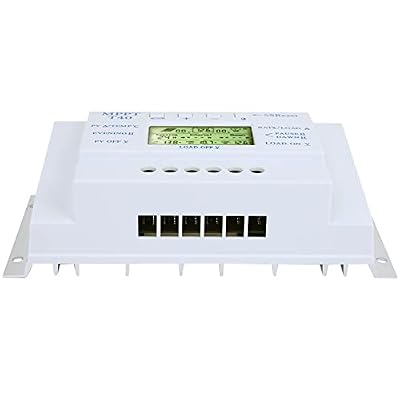 Mingzhe 40A MPPT Solar Charge Regulator with LCD Display for 12V 24V Applications, Perfect for Street Light Systems