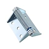 Stainless Steel Or Iron Heavy Duty Thickened Hinge with Automatic Spring Closure Reset for Industrial Electrical Cabinet Doors 1Pcs(Large 304SS)
