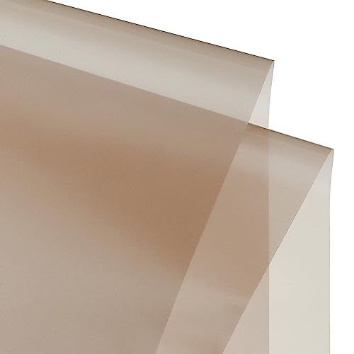 Papier cadeau transparent marron anti-déchirure et étanche pour paniers gourmands et fleurs