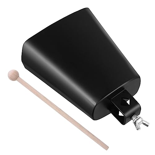 TOYANDONA Musical Cowbell Percussion Instrument for Sturdy Noise Maker with Mallet Educational for Early Childhood Music Teaching for Kindergartens and Home Use