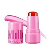 Milk Makeup Cooling Water Jelly Tint – Sheer Lip + Cheek Stain with Vegan Collagen, Seawater + Aloe – Hydrating, Long-Lasting, Buildable Lip Tint + Blush – Fresh, 0.17 oz