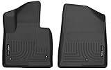 Husky Liners Weatherbeater Series | Front Floor Liners - Black | 13861 | Fits 2013-2015 Hyundai...