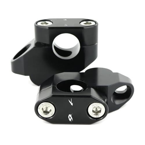 Rehausses de guidon décalées 22 mm pour Fazer FZS 600 en voyage moto
