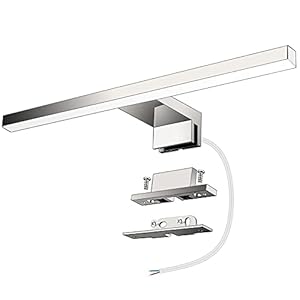 Azhien LED Spiegelleuchte 5W 400LM Badezimmer Spiegellampe, Neutralweiß 4000K LED Kabinettlicht Wandleuchte 230V Bad Spiegelleuchte, Produktlänge :300mm