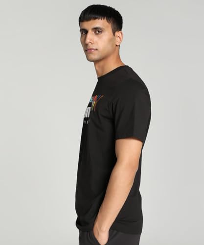 Image of Puma Men's Printed Regular Fit T-Shirt
