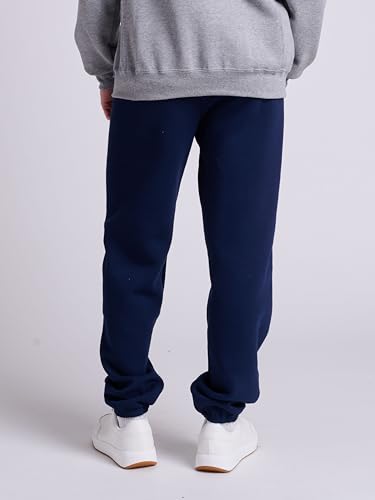 Image of Russell Athletic Men's Dri Power Fleece Elastic Bottom Sweatpants, Relaxed Fit, Moisture Wicking, with or Without Pockets