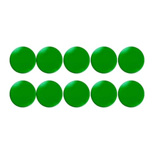Mdlhcm 10個 ビリヤードキュー チップパッド アクリル フェルールパッド スヌーカーキュー 交換用パッド 保護パッド 修理アクセサリー 耐久性 室内スポーツに適用, 緑