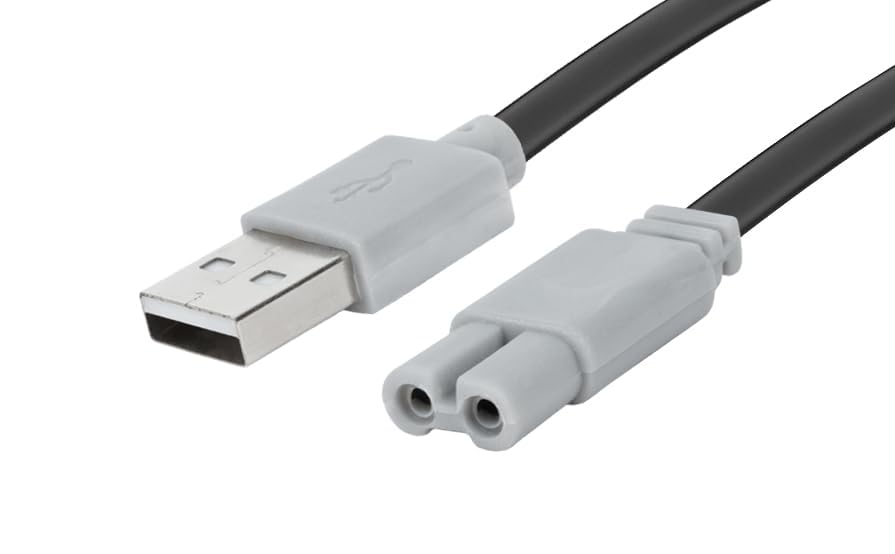 Image of 5V USB CHARGING CABLE COMPATIBLE WITH MI TRIMMERS & SHAVERS | REPLACEMENT FOR MI TRIMMER CHARGER | MIBUSB4