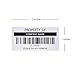 Custom Asset Tags - Asset Labels, 2 X 1'' Silver, Property ID Labels, Quantity Optional (50)