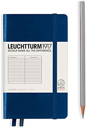 Lighthouse Notebook Pocket (A6) dotted, Hardcover