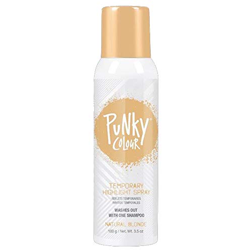 Amazon.com: Punky - Spray de color temporal para el cabello, rubio natural,  3.5 onzas x paquete de 1 : Belleza y Cuidado Personal