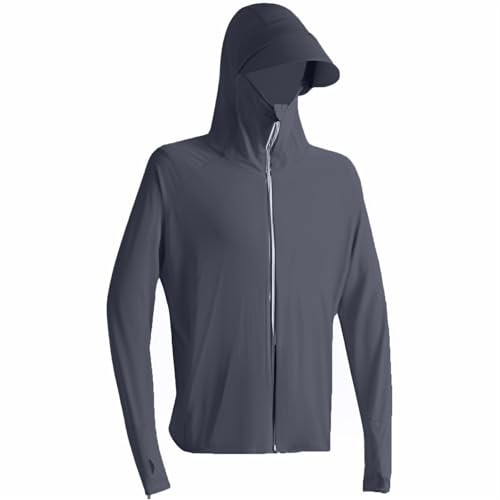 Zip Up Hoodie Men UPF 50+ Sun Protection Outdoor Lightweight Jacket Long Sleeve Fishing Hiking Performance Shirt2