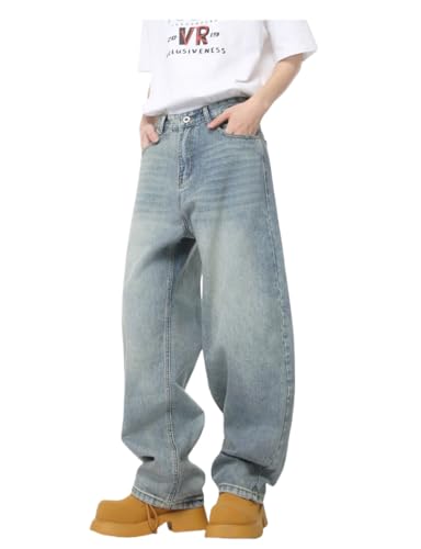 MAEHARRT Barrel Baggy Jeans for Women Men Wide Leg Low Rise Jeans Loose Oversized Boyfriend Pants Aesthetic Clothes4
