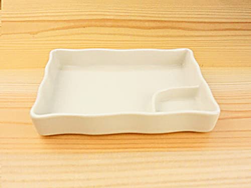 Amazon.co.jp: K'sキッチン 刺身皿 17.2cm×12cm 仕切り皿 和食器 日本