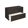 ClosetMaid 1568 Stackable 2-Drawer Horizontal Organizer, Espresso