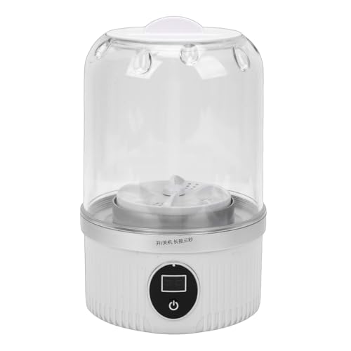 Oreilet Machine à Laver Portable, Mini Machine à Laver pour Sous-vêtements, Petite Laveuse Linge Rechargeable sans Fil pour Chaussettes Voyage Camping-car...