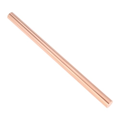 OTOTEC Rundstab aus Reinem Rotkupfer 1,2cm Durchmesser 20cm Länge Suchstäbe Goldstäbe Erkennen Kupferdrahtstäbe Zum Aufspüren von Metall Zum Drehen von Zinkstäben DIY-Modellbau