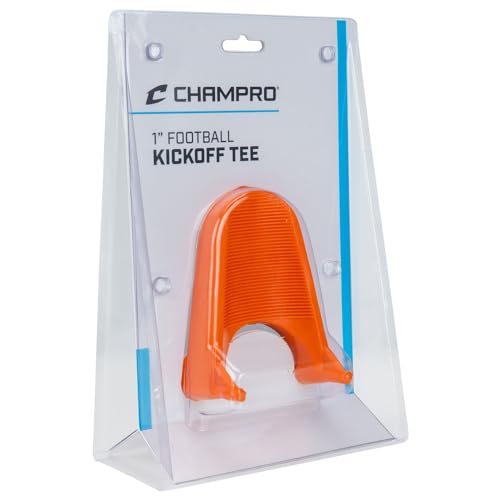 Tee de football orange Champro Sports de 2,5 cm contre les tirs ratés