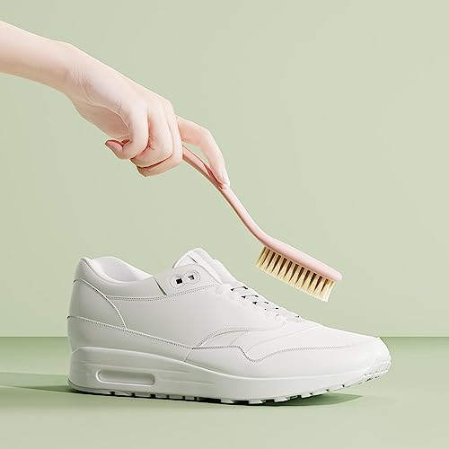 Rianpesn Schuhbürste | Weiße Schuh-Wäschebürsten mit weichen Borsten für Flecken - Reinigungswerkzeuge mit langem Griff, multifunktionales Wäschezubehör für Kleidung, Badezimmer, Toilette – Bild 8