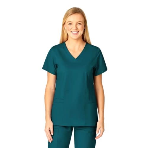 Womens Shaped V-Neck Top