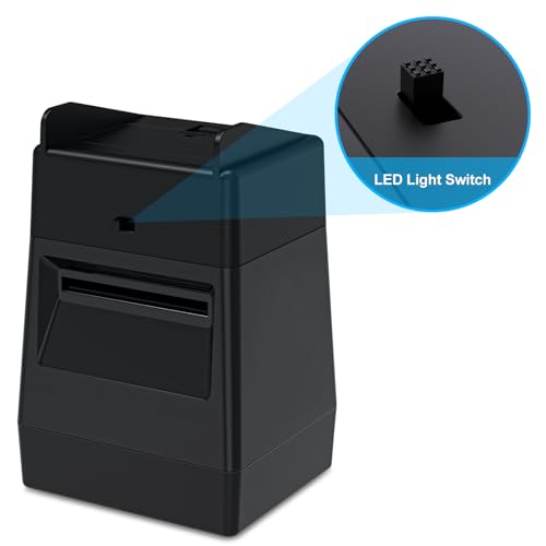 Image of 35mm Slide Viewer, 2X Magnification and LED Lighted Illuminated Viewing, Slide Projector for 35mm Old Slides (2AAA Batteries Included)