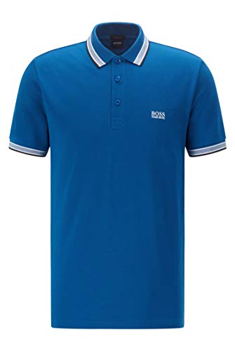 BOSS Herren Paddy' Polohemd, Medium Blue420, XXL EU