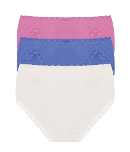 Image of Natori Womens Bliss French Cut 3-Pack Ivory Medium