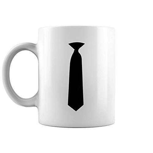 MaizTen Tie Coffee Mug 11 Oz Premium Ceramic Coffee Mug,Latte Mug, Stainless Steel
