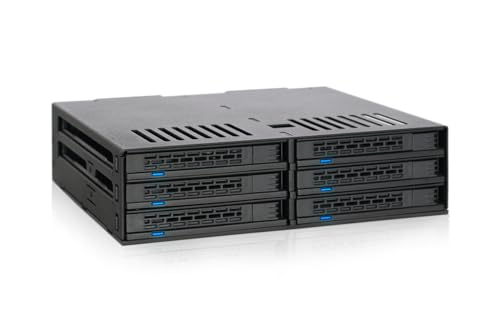 ICY DOCK ExpressCage MB326SP-1B Lot de 6 racks amovibles pour disque dur SATA/SAS 2,5