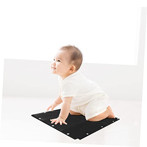 Kisangel 1Pc Baby'S Living Siliconen Speelveld Comfortabel Kruipen Dikke Kamer Kidszwart Zwart Zacht Baby Grote Kruipen Dikker Speelkleed Kinderen Anti Voor Antislip Thuis Vloertapijt - Afbeelding 5