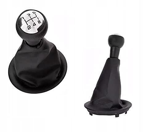 ATU Pommeau de Levier de Vitesse Noir pour P.e.u.g.e.o.t. Partner Tepee, Berlingo III OE: 7591.T1, 2403.FC, 2403.CN