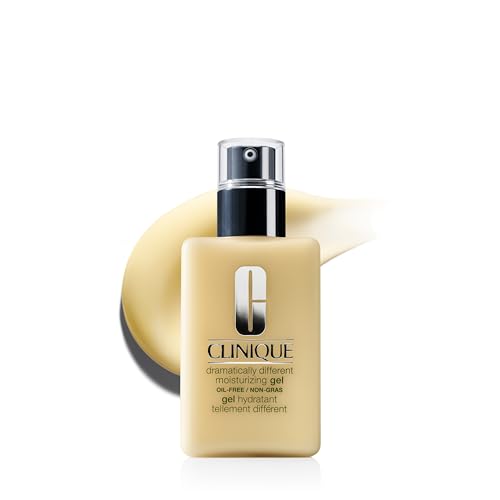 Clinique Dramatically Different Moisturizing Gel | Oil-Free Face Moisturizer For Combination Oily to Oily Skin Types | Step 1 in 3-Step Skin Care Routine, 6.7 Fl Oz