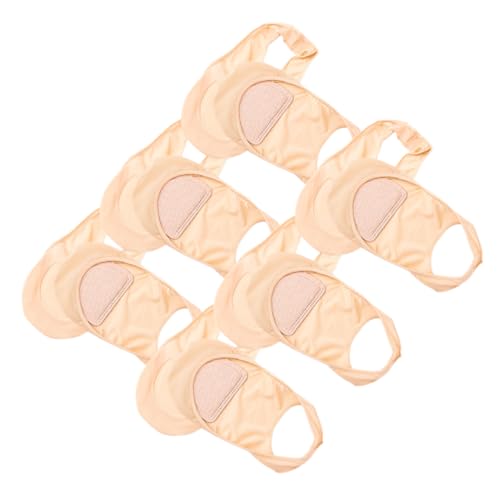 6pairs Invisible Half Palm Socks for Women Breathable Non-Skid Footwear Comfortable and Durable High Heel Accessories for Sandals and Various Shoes